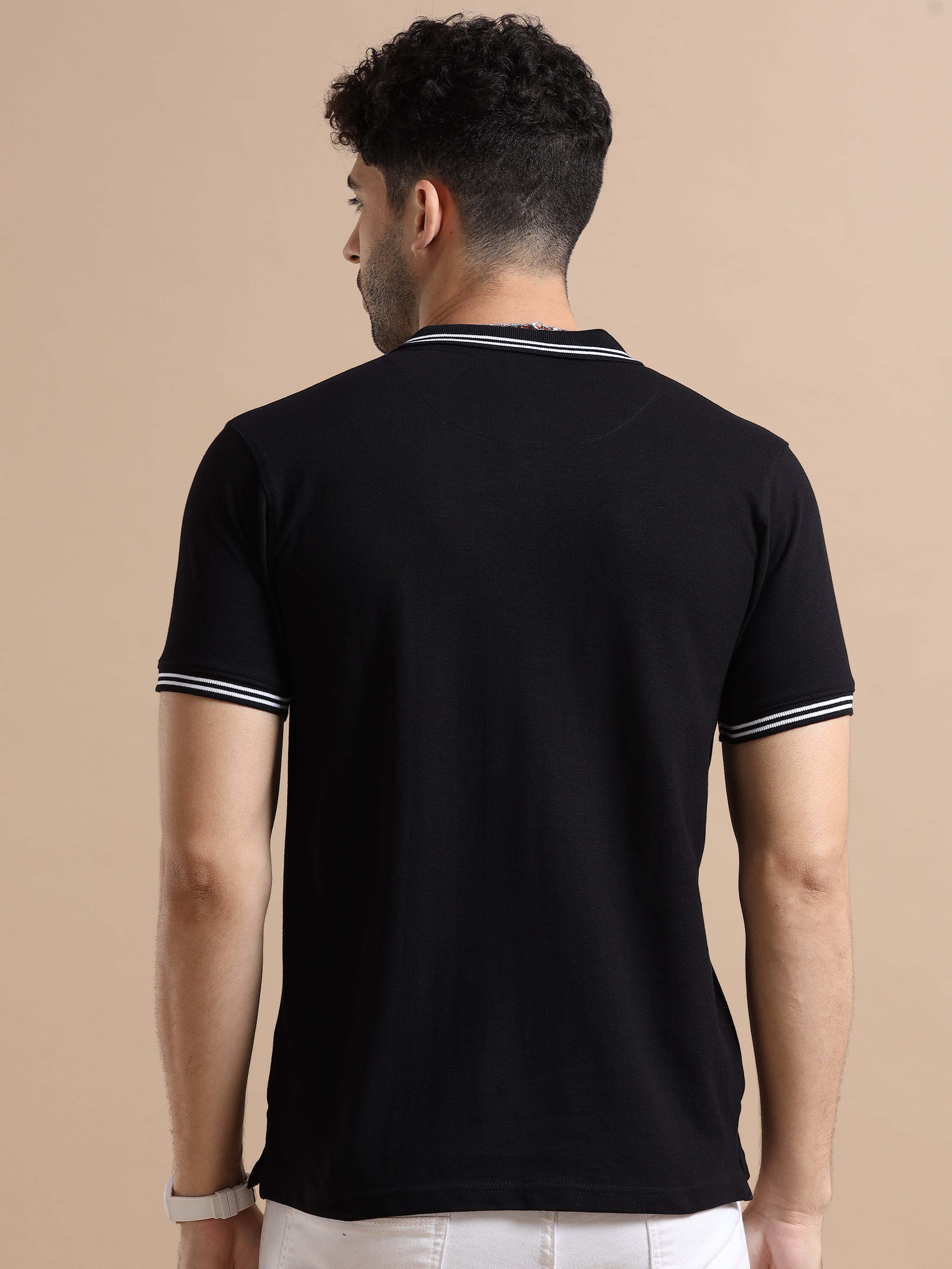 Regular polo Tshirt ( Black )