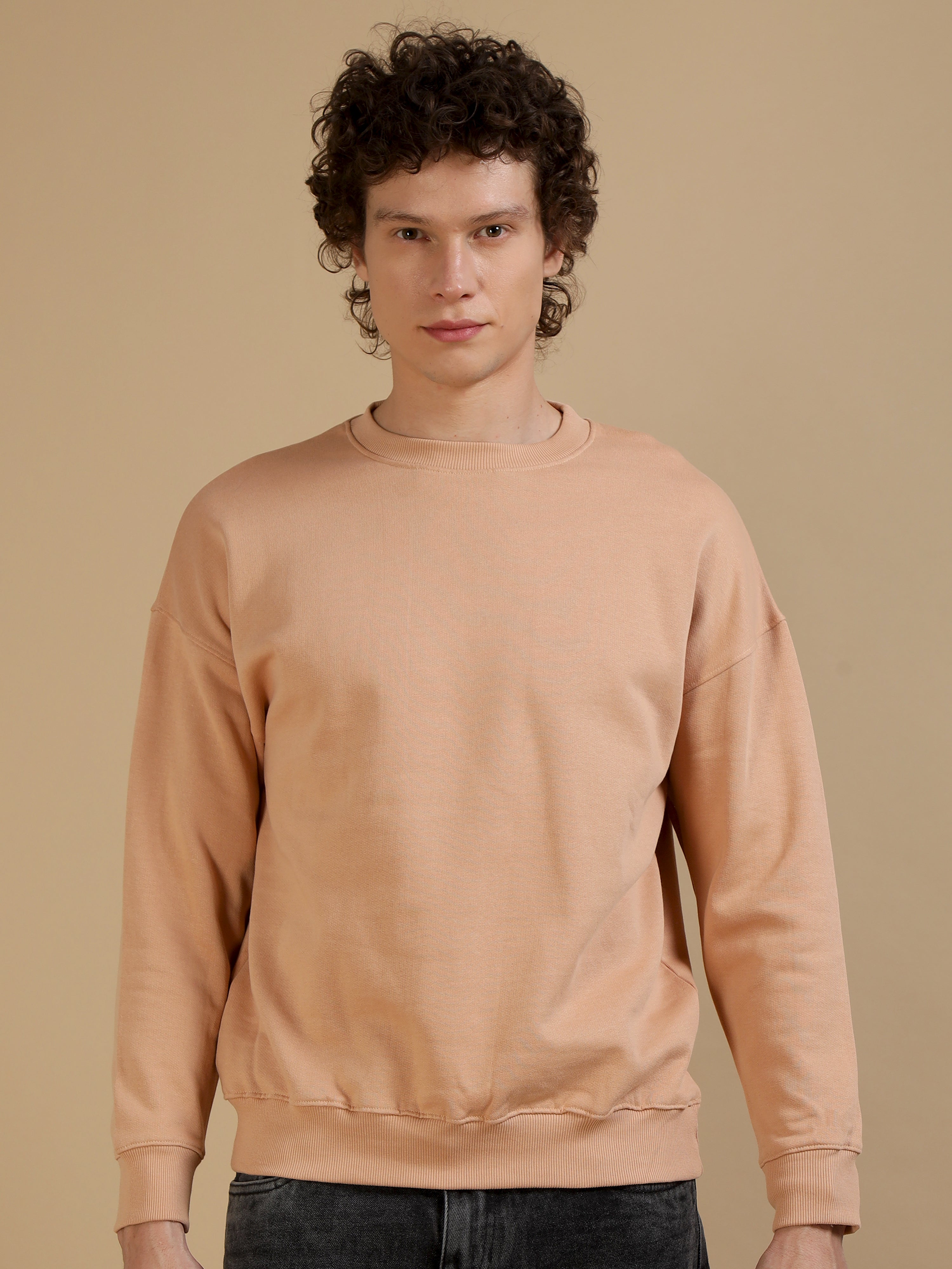 Oversize Sweatshirt C 21 CARAMAL