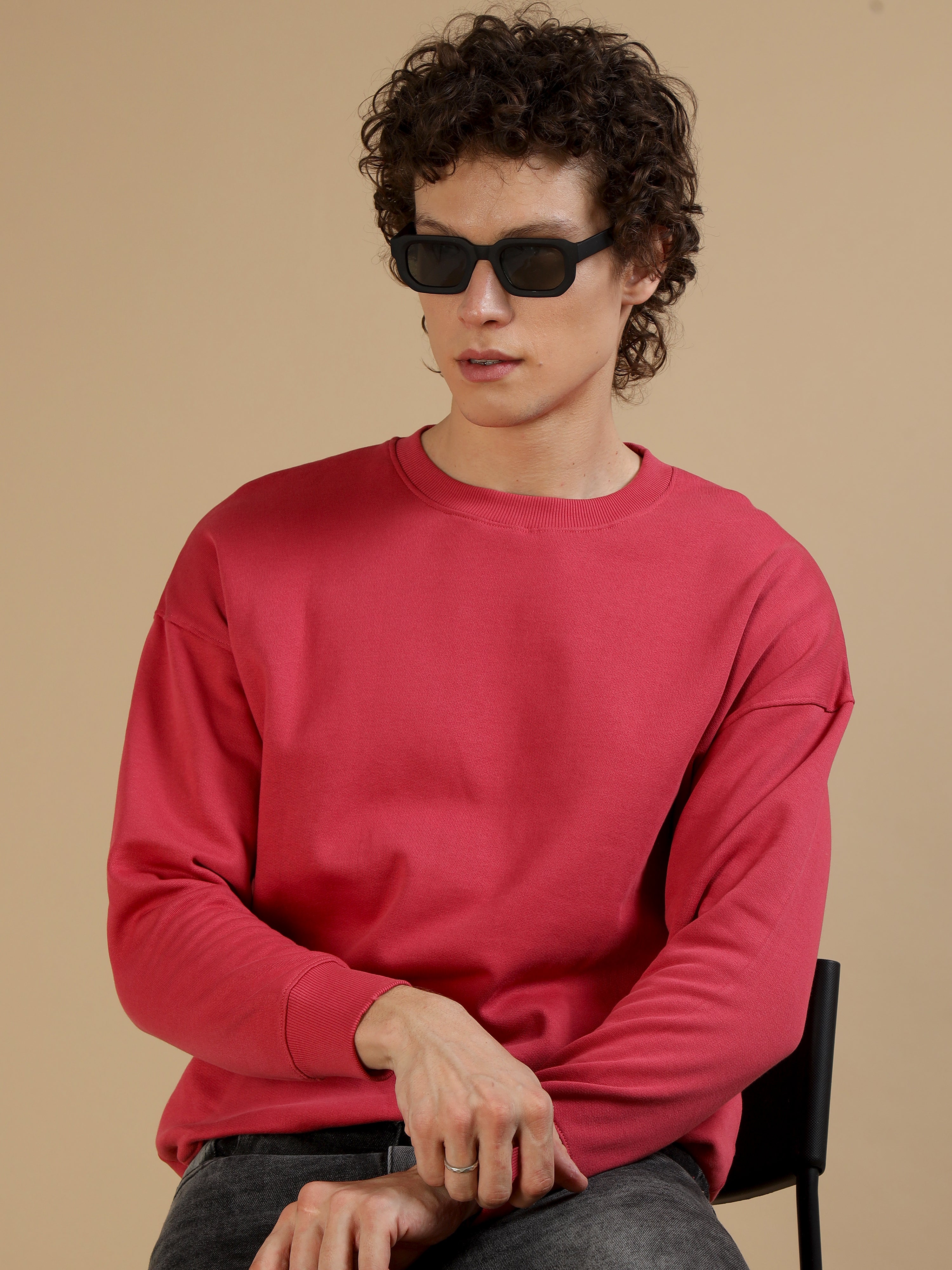 Oversize Sweatshirt C 9 TEA ROSE