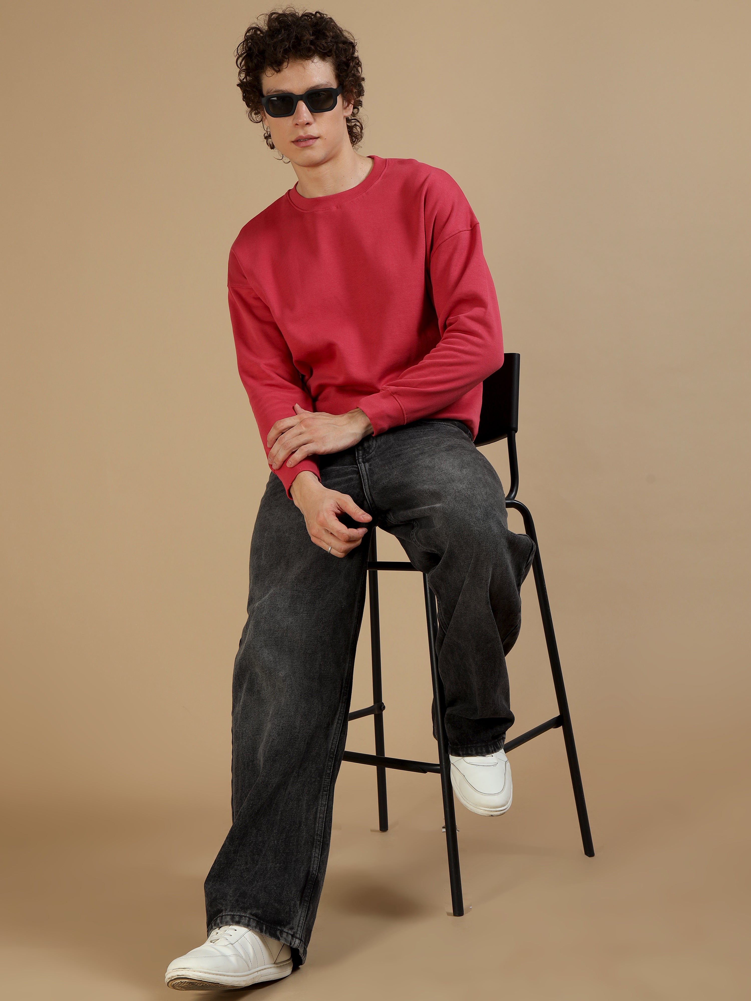 Oversize Sweatshirt C 9 TEA ROSE