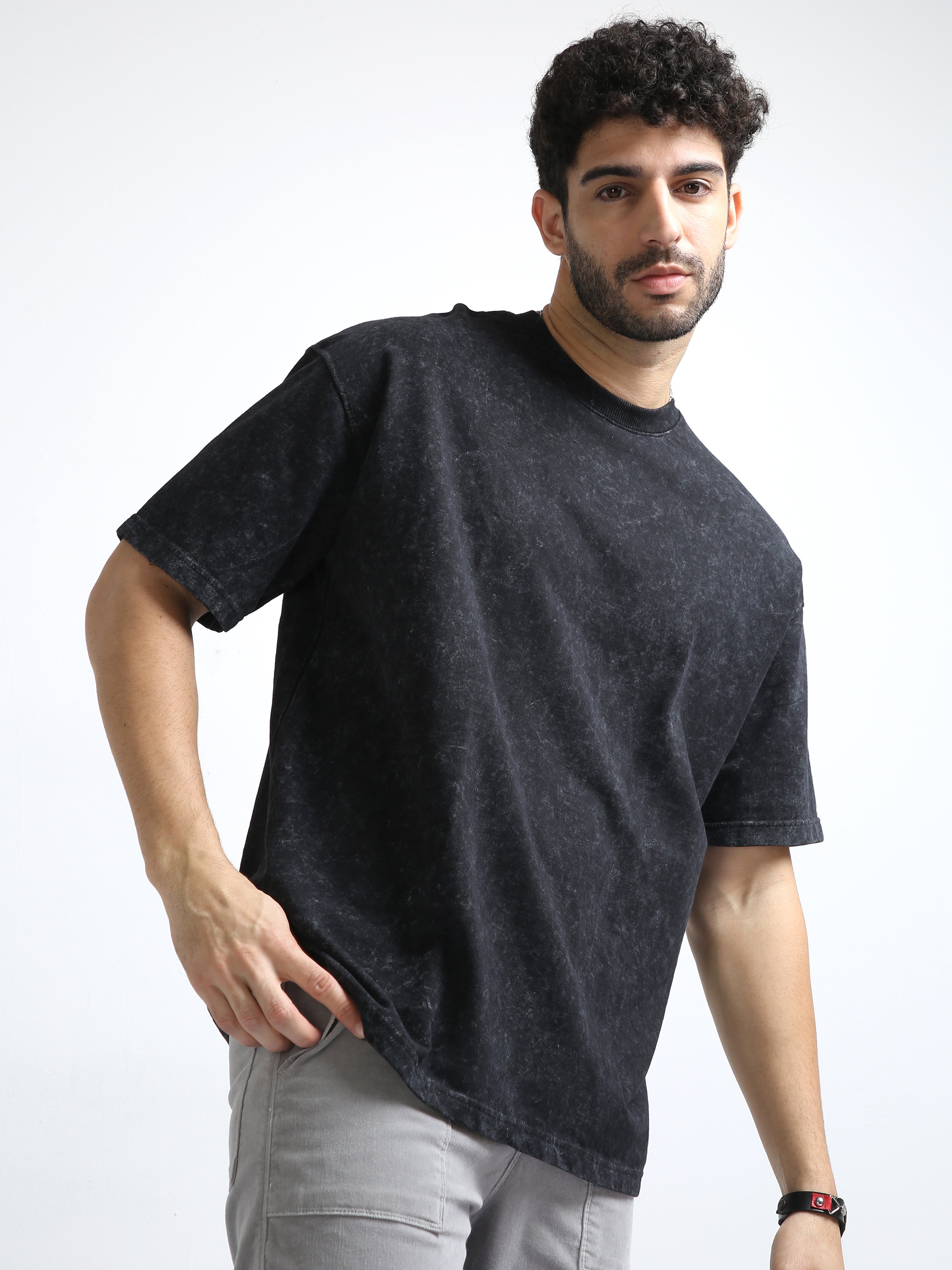 Optic wash tshirt (Black)
