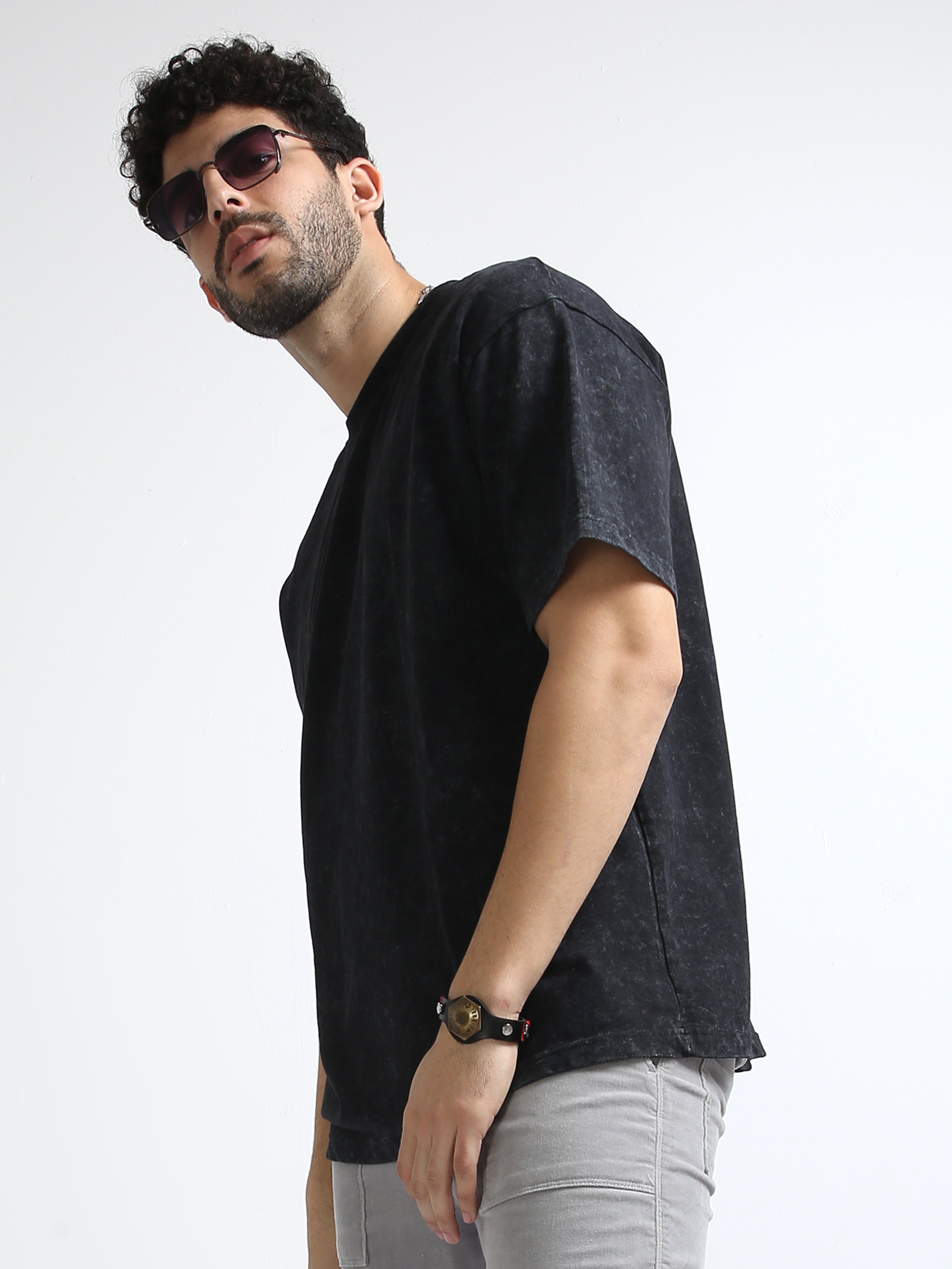 Optic wash tshirt (Black)