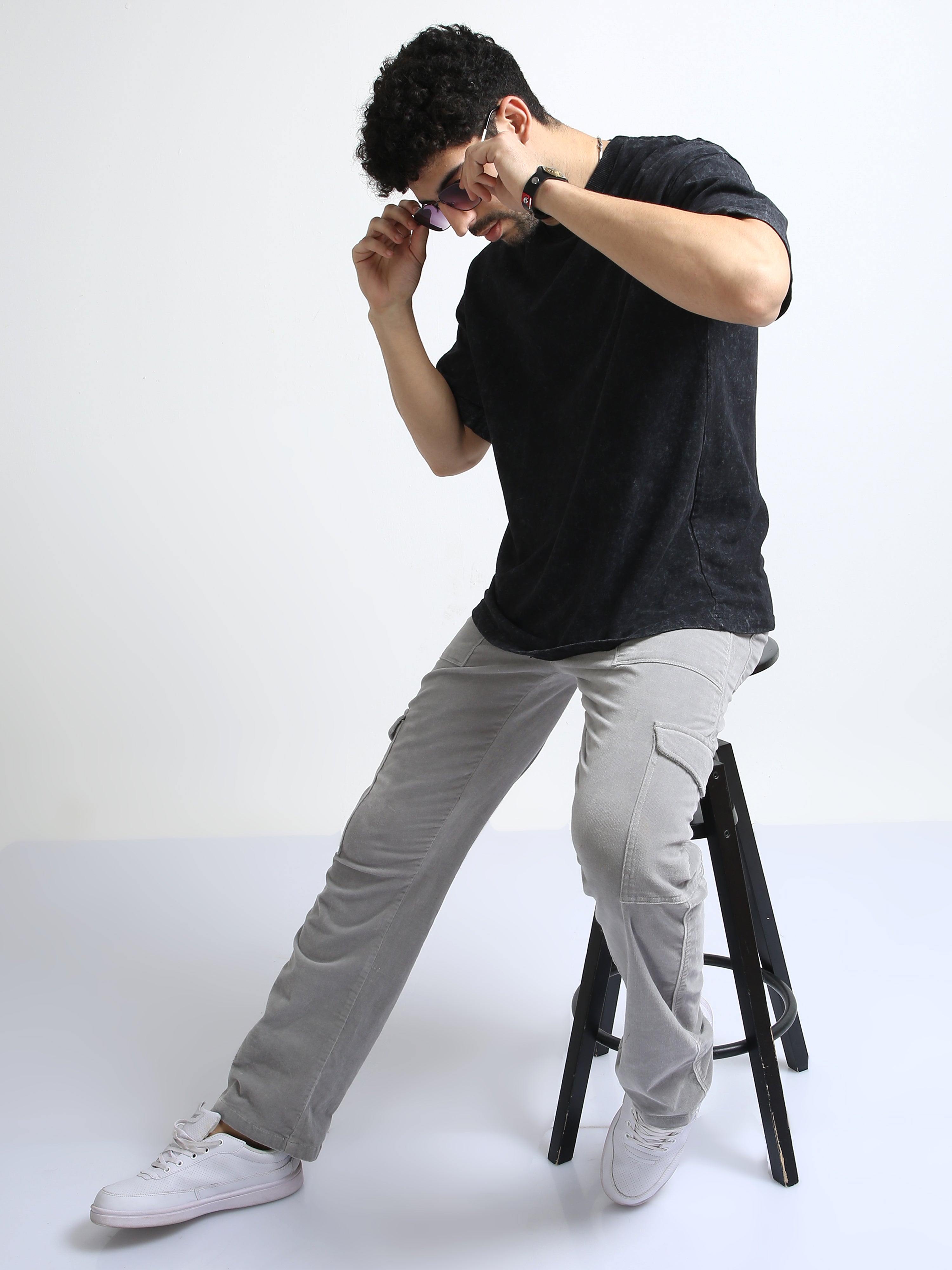 Optic wash tshirt (Black)