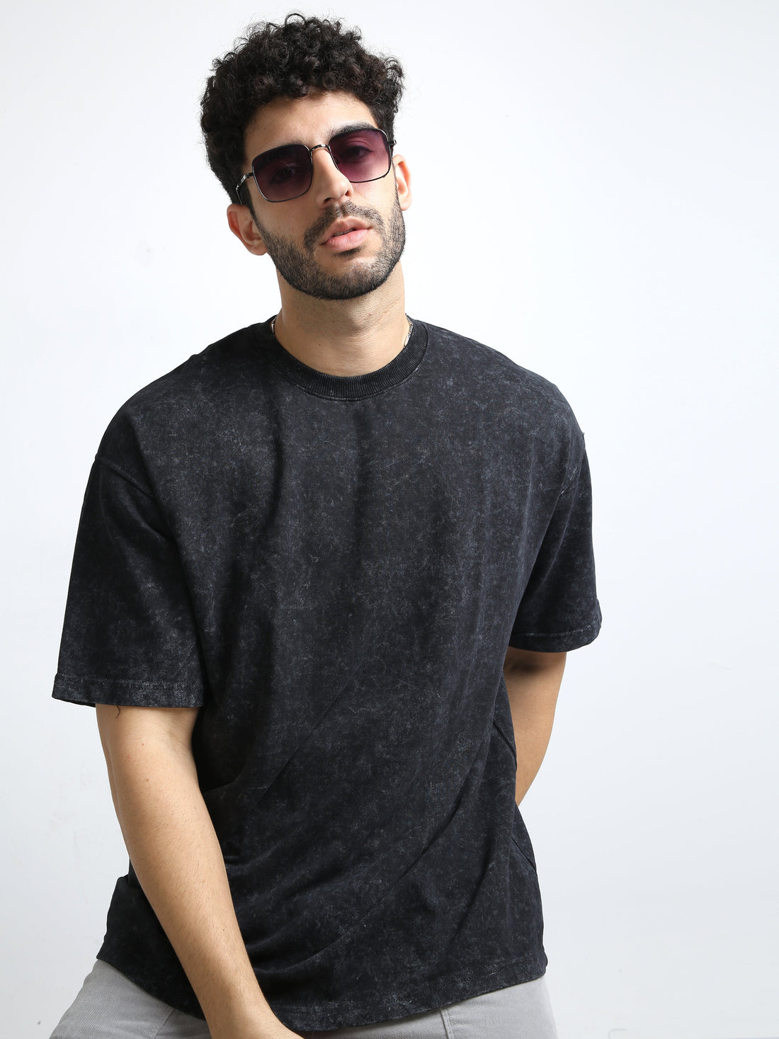 Optic wash tshirt (Black)