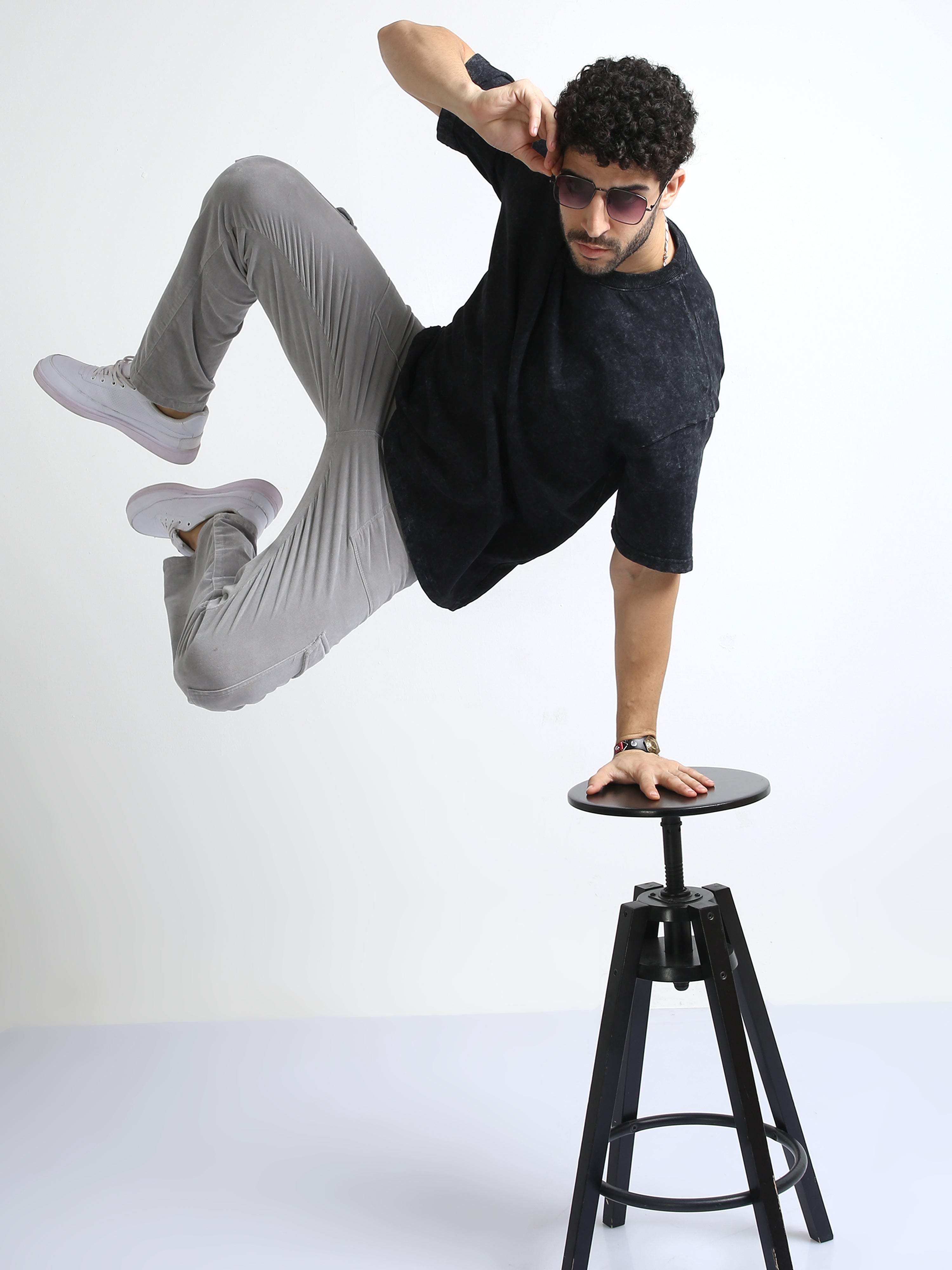 Optic wash tshirt (Black)