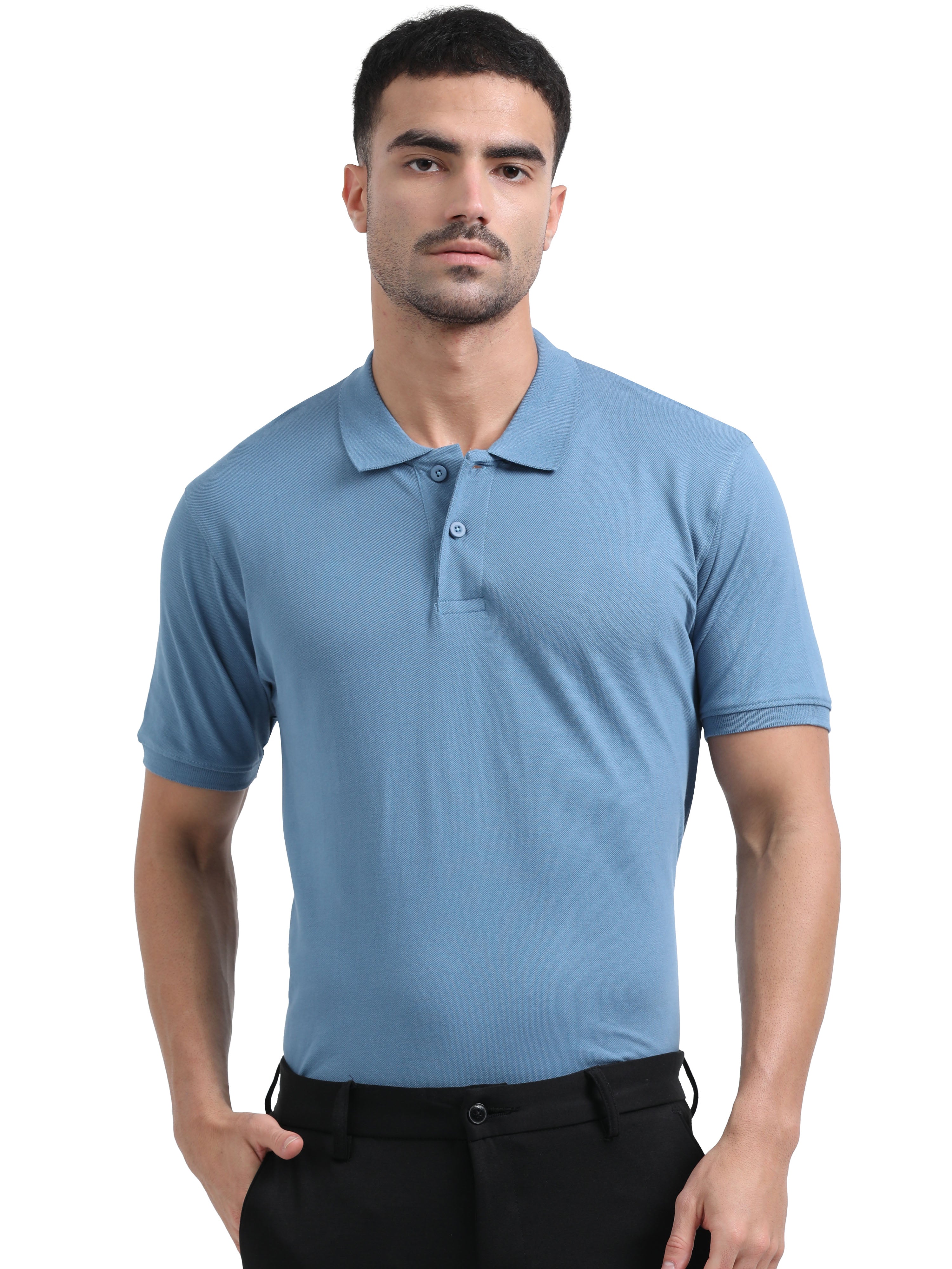 Regular polo Tshirt ( Blue )