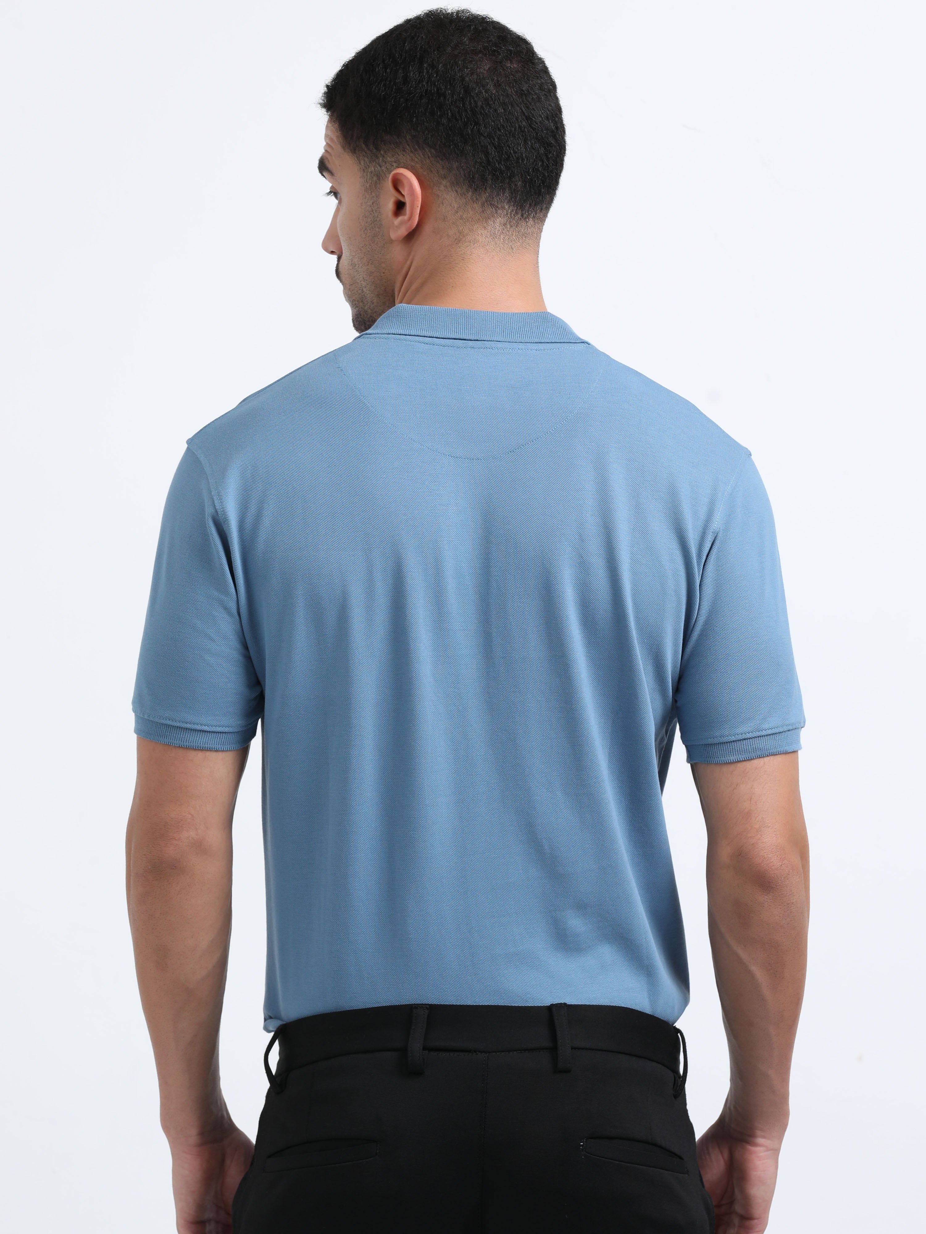 Regular polo Tshirt ( Blue )