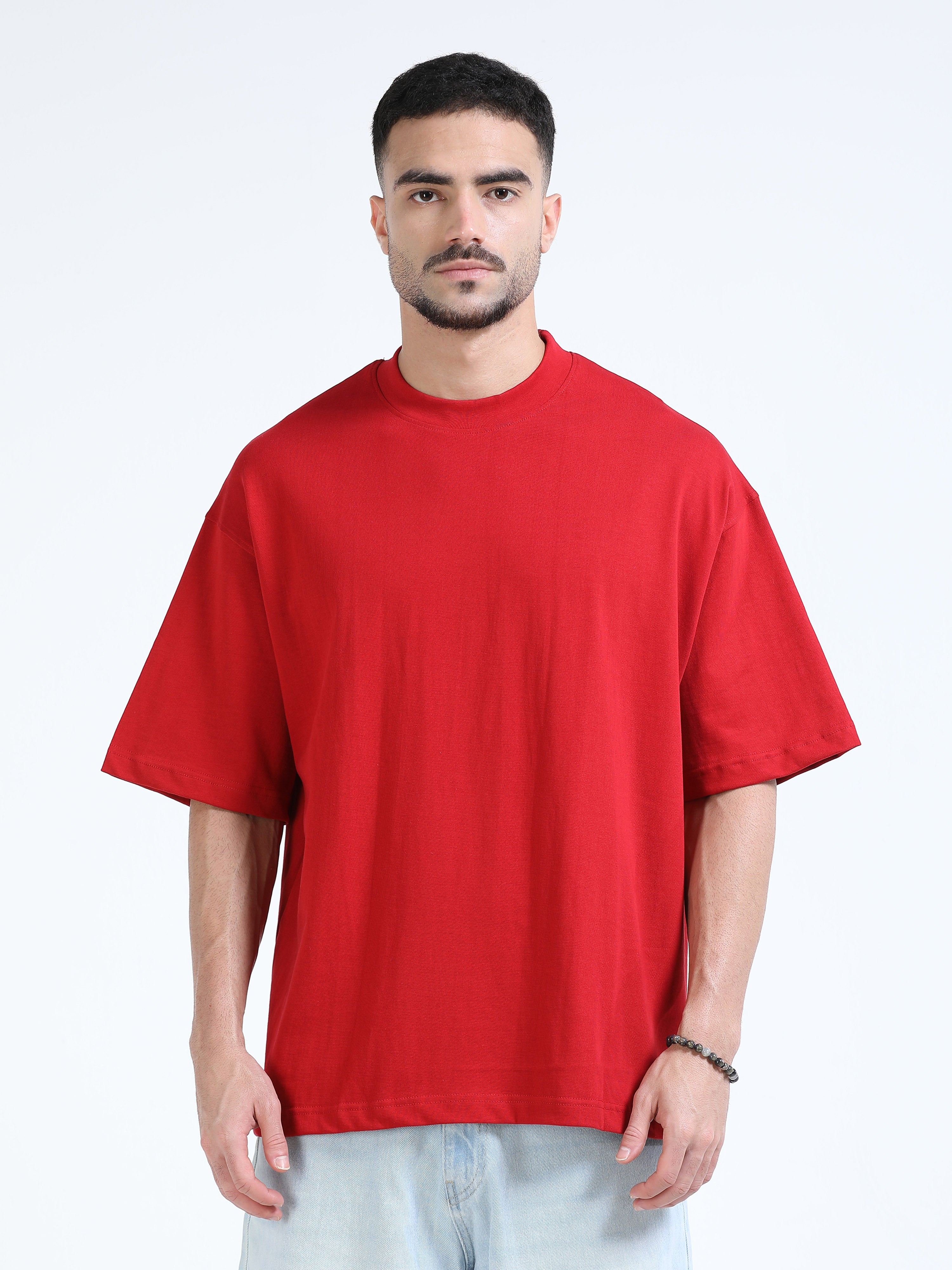 Super Premium Oversize Boxy Tshirt - P2 Edition - Red