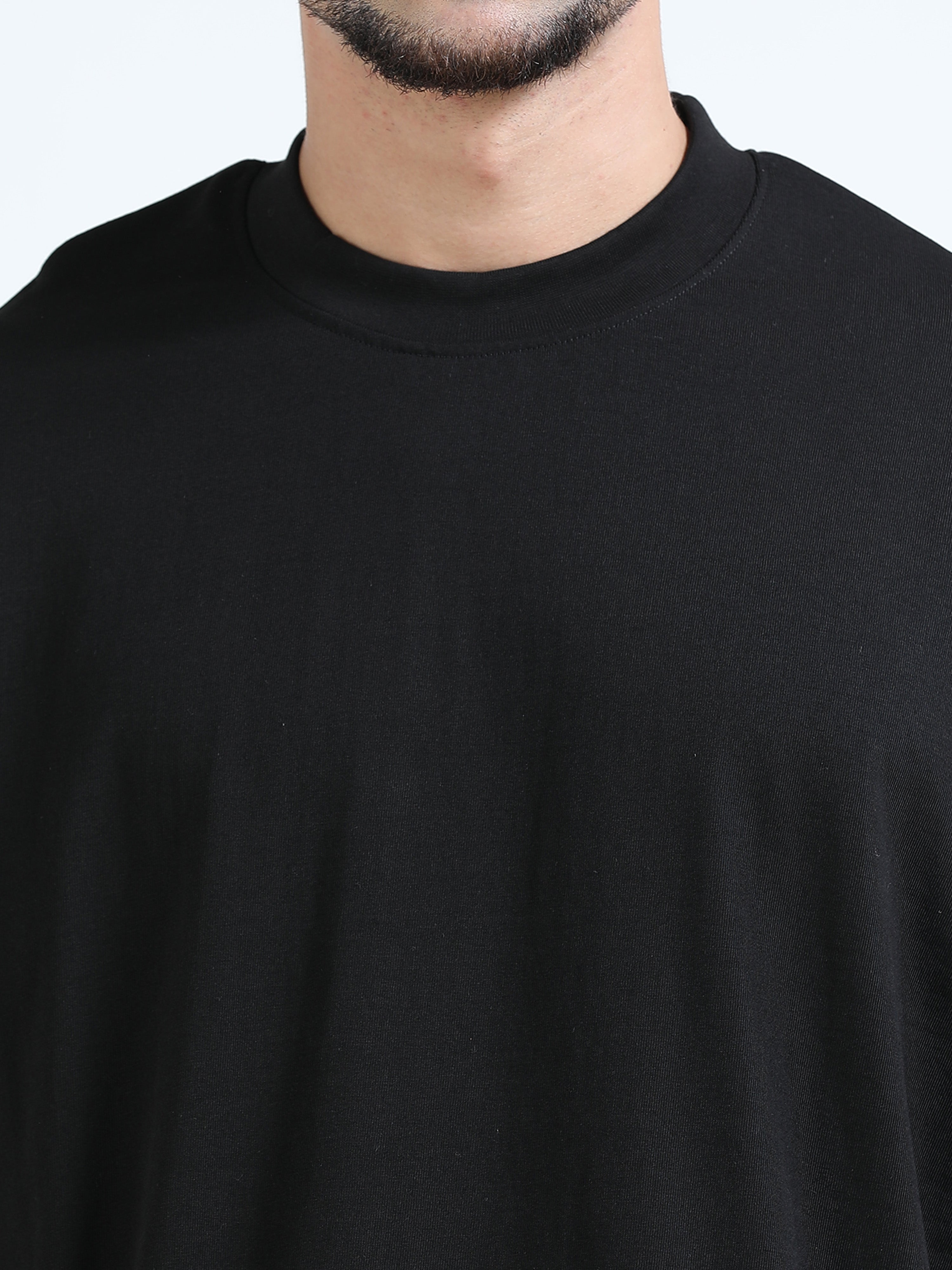 Super Premium Oversize Boxy Tshirt - P2 Edition - Black