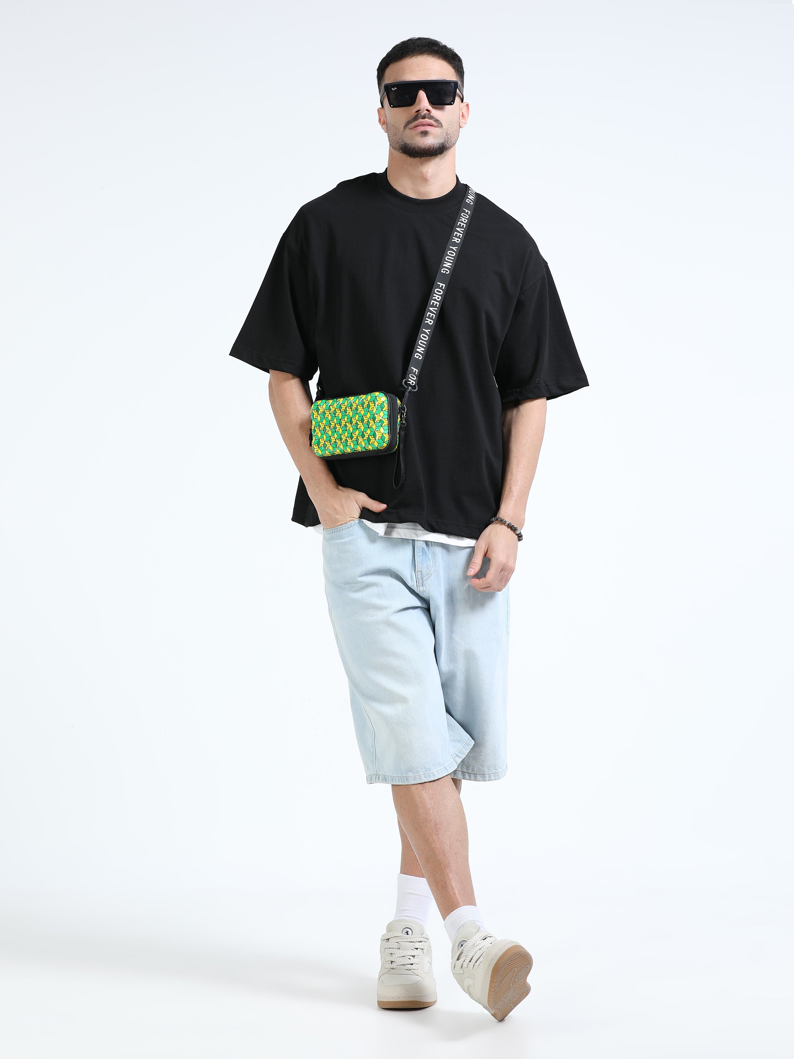 Super Premium Oversize Boxy Tshirt - P2 Edition - Black