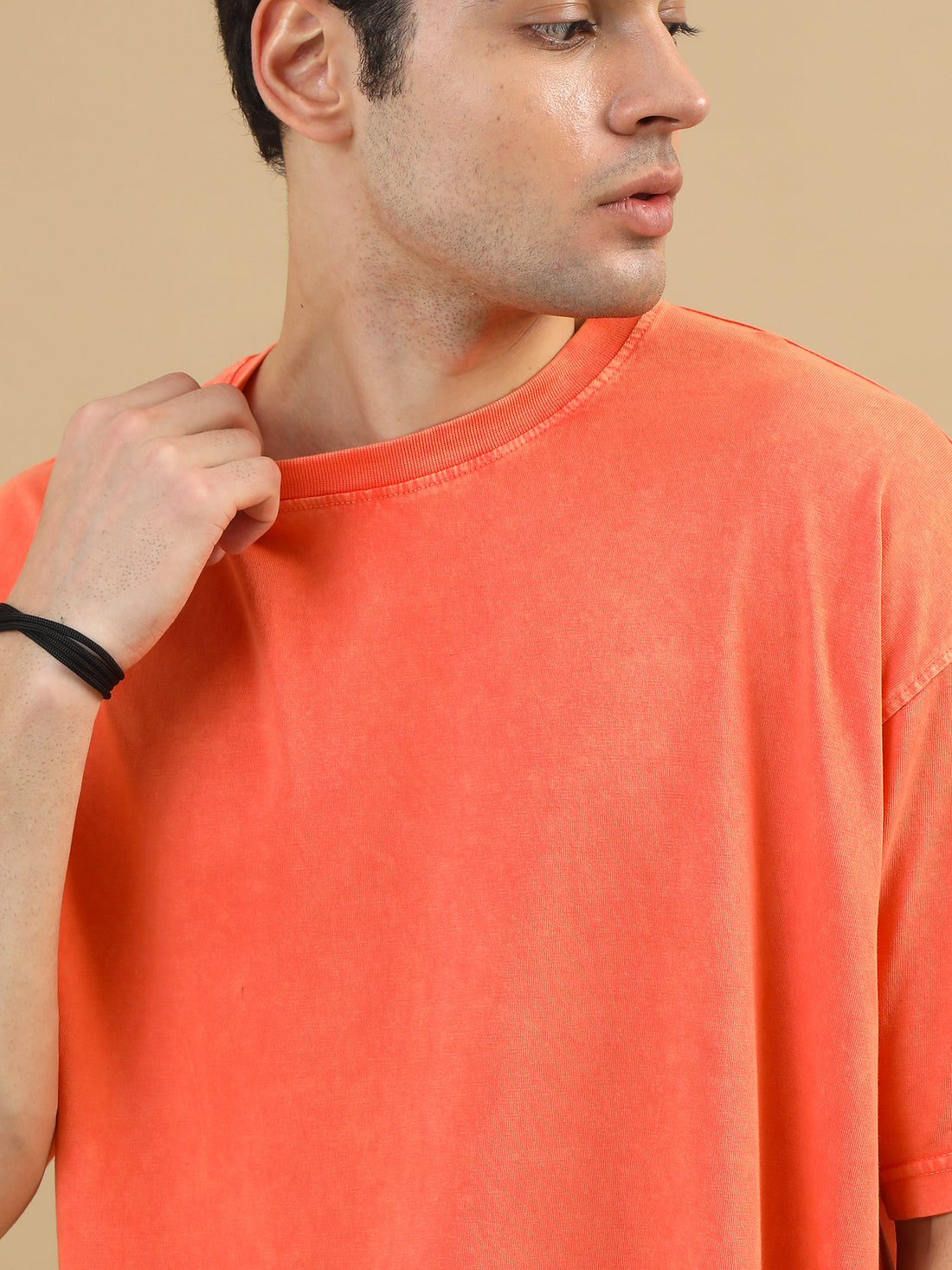 Acidwash Oversize Tshirt (Orange)
