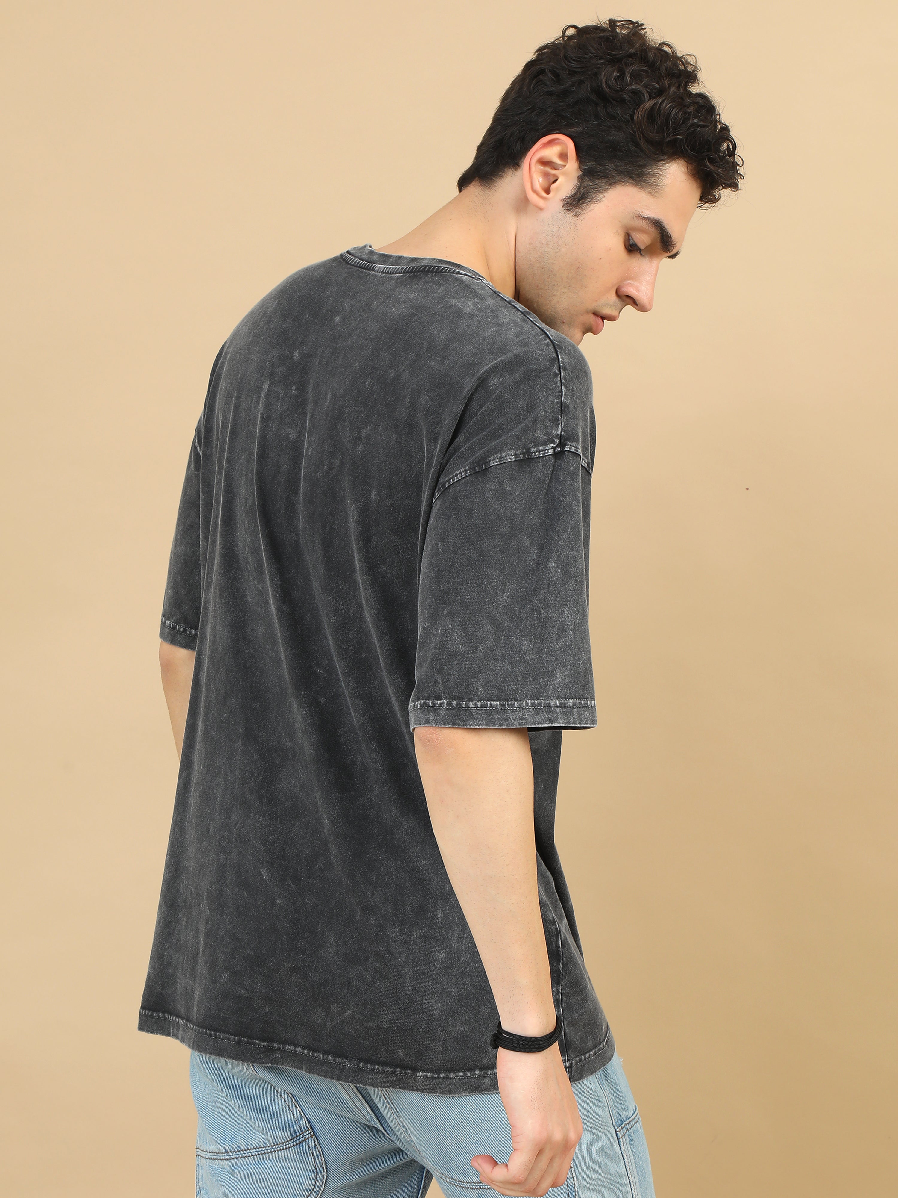 Acidwash Oversize Tshirt (WE-Black)