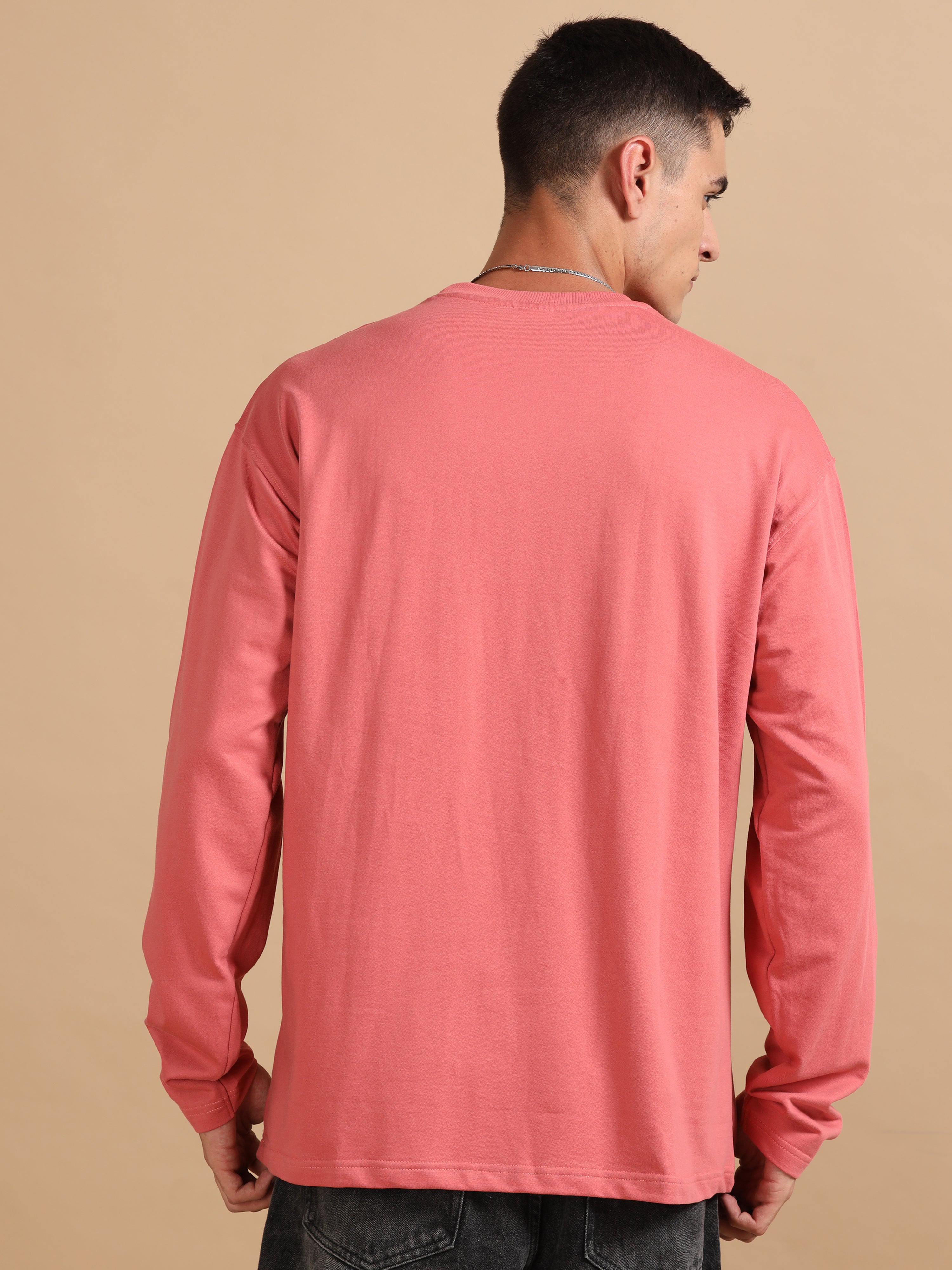 Oversize Fullsleeve Tshirt 240 gsm ( Plum )