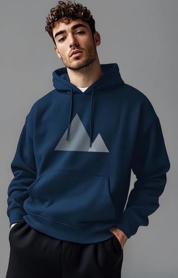 Men's Navy Blue Hoodie