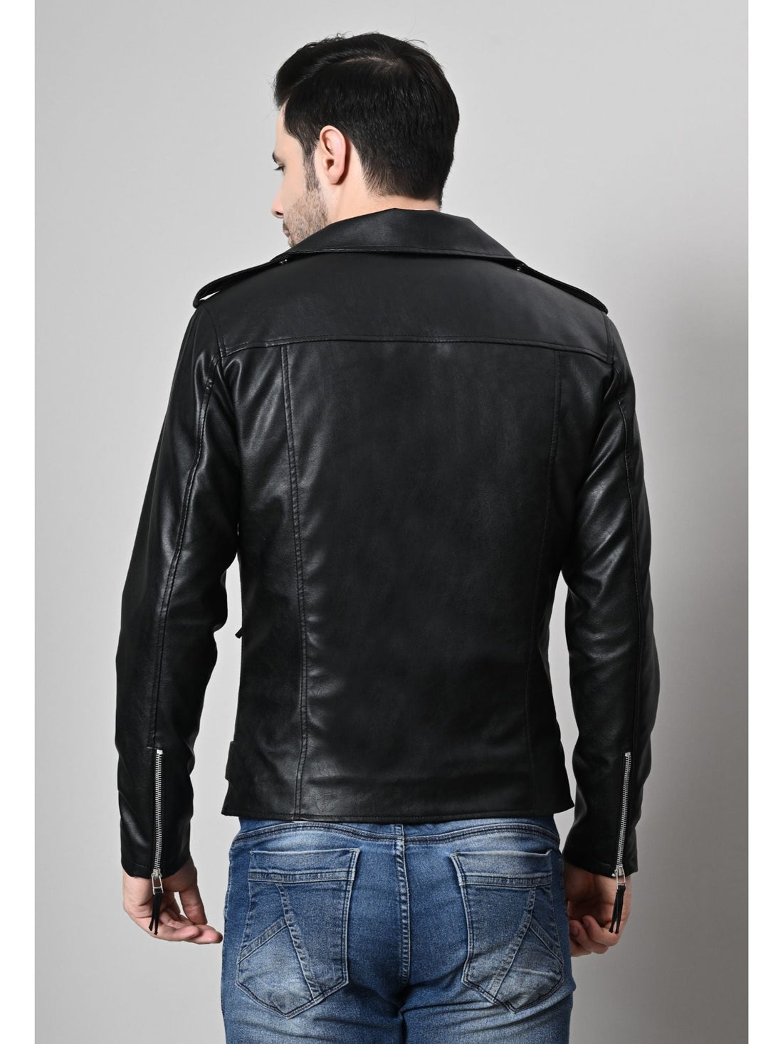 Black leather jacket with premium quality